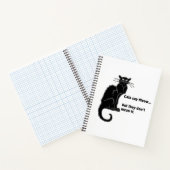 "Les chats disent Meow..." Carnet à spirales (Intérieur)