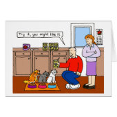 Les chats et leur caricature Humour alimentaire (Devant horizontal)