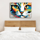 Les chats face à l'art moderne Poster