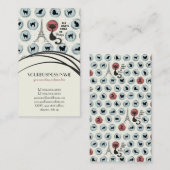 Les Chats Noirs de Paris Visitekaartje (Voorkant / Achterkant)