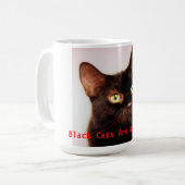 Les chats noirs sont belle tasse (Devant gauche)