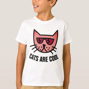 LES CHATS SONT COOL, Drôle Mignonne T-shirts pour