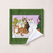 Les chats sont en charge (Gant de toilette)