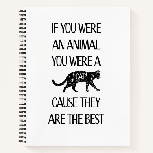 Les chats sont les meilleurs. Carnet à spirales (Devant)