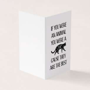 Les chats sont les meilleurs. Carte parfaite pour