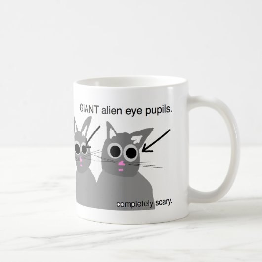 les chats sont tasse effrayante (Droite)