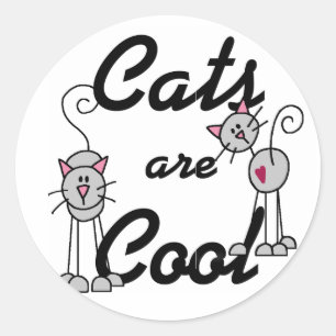 Les chats sont un Autocollant Cool