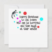 Les chats veulent juste avoir une carte de Noël am (Dos)