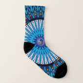 Les chaussettes des hommes et des femmes (bleu de (Gauche intérieur)