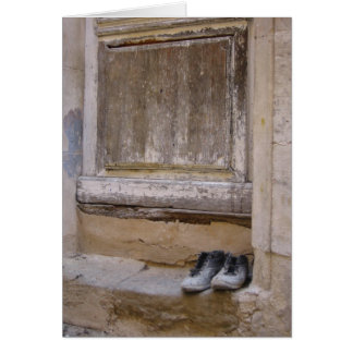 Les chaussures de l'ouvrier