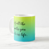 Les Chemins droit Motivation Coffee Mug (Devant gauche)