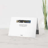 Les Chevaux de Gyosy courent sur la carte de voeux (Dos)