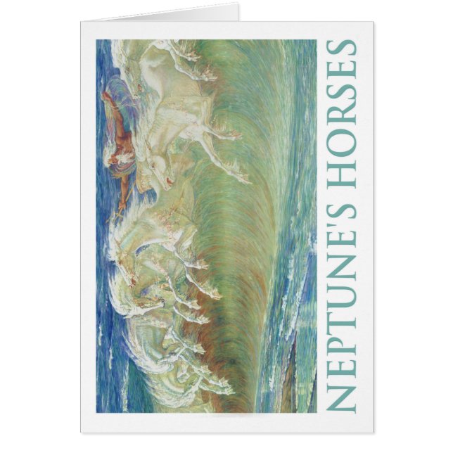 LES CHEVAUX DE NEPTUNE MARCHENT LES VAGUES (Devant)