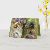 Les chevaux des quatre saisons masquent la carte (Fleur jaune)