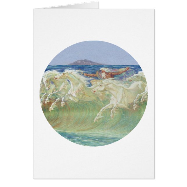 LES CHEVAUX DU ROI NEPTUNE MARCHENT LES VAGUES (Devant)