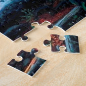 Les chevaux galopant dans la forêt Jigsaw Puzzle (Côté)
