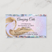 Les cheveux de la femme | Carte de poinçonnage de (Dos)