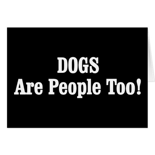 Les CHIENS Sont Aussi Des Gens ! (Devant horizontal)