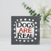 Les chiens sont de vraies cartes de voeux (Debout devant)