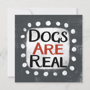 Les chiens sont de vraies cartes de voeux