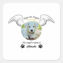 Les chiens sont des anges autocollants
