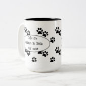 Les chiens sont des enfants dans la petite tasse (Devant gauche)