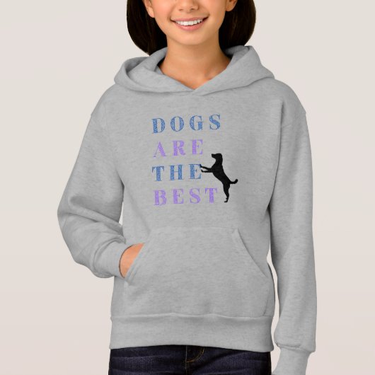 Les "Chiens sont les meilleurs" Sweat - shirt à ca (Devant)