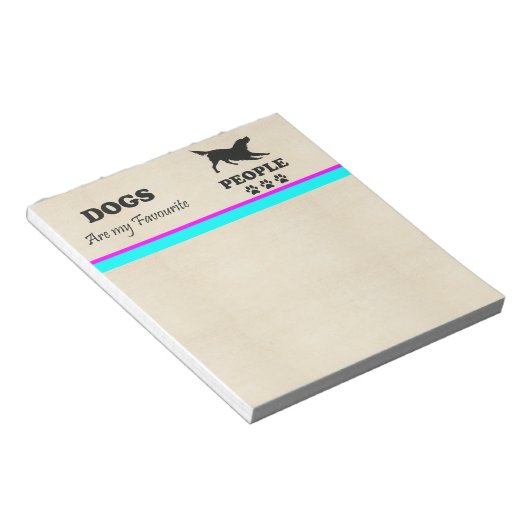 Les Chiens Sont Mon Bloc-Notes Populaires Préféré (Incliné)
