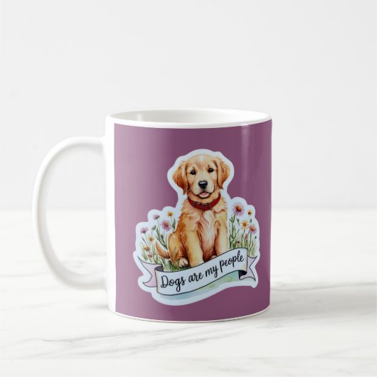 Les Chiens Sont Mon Peuple Mug (Gauche)