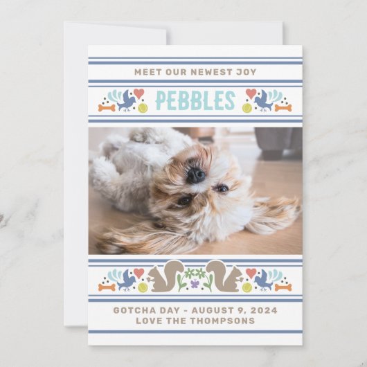 Les choses préférées du chien Gotcha Faire-part de (Devant)