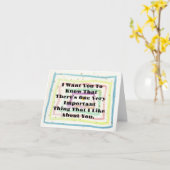 Les choses que j'aime à propos de vous carte de co (Fleur jaune)