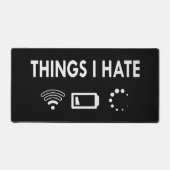 Les choses que je déteste (Recto)