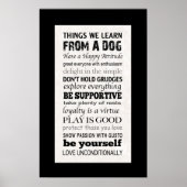 Les Choses Que Nous Apprenons D'Une Poster De Chie (Devant)