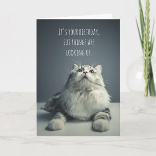 Les Choses Revoient La Carte D'Anniversaire Du Cha