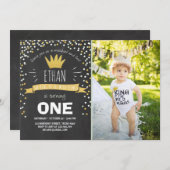 Les choses sauvages invitation d'anniversaire Garç (Devant / Derrière)