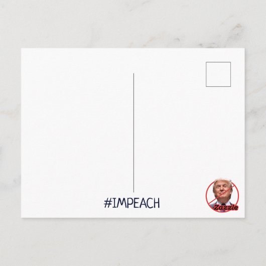 Les choses stupides Trump a dit Carte postale Souv (Dos)