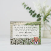 Les choses stupides Trump a dit Carte postale Souv (Debout devant)