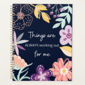 Les Choses Travaillent Toujours Pour Moi Planner (Devant)