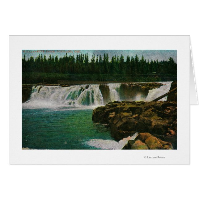 Les chutes Willamette à Portland (Devant horizontal)