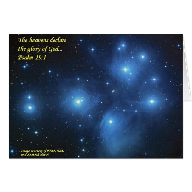 Les cieux déclarent la gloire de Dieu (Devant Horizontal)