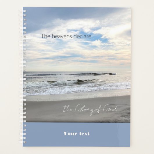 Les cieux déclarent la gloire de Dieu planificateu (Devant)