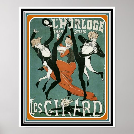 Les Cirard Art Deco Poster 16 x 20 (Voorkant)