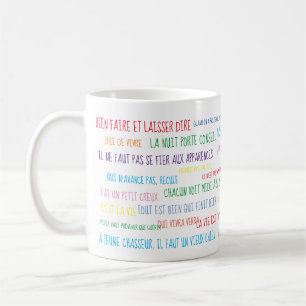 Les citations françaises disent Mug