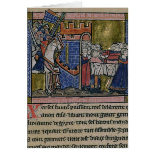 Les citoyens d'Edessa versent à hommage sur