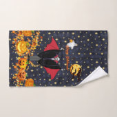 Les Citrouilles fantômes d'Halloween personnalisen (Serviette à main)