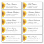 Les clients du Sunflower s'adressent. Étiquettes m (Devant)