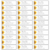 Les clients du Sunflower s'adressent. Étiquettes m (Devant)