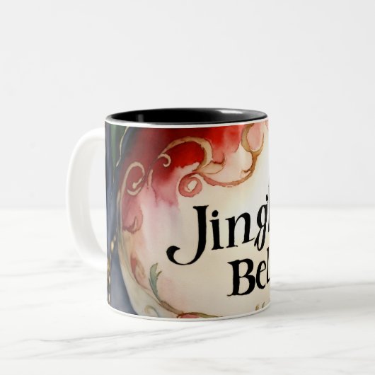 "Les cloches à sonnettes de Noël : Mug à imprimer  (Devant gauche)