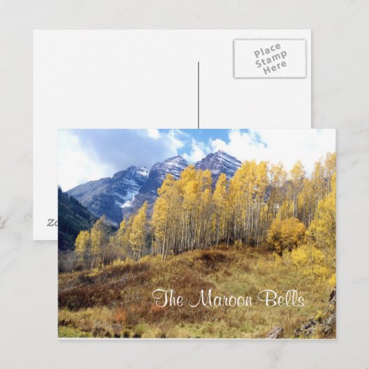 Les cloches de marron dans la carte postale d'auto (Devant / Derrière)