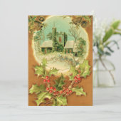 Les cloches de Noël sonnent sur la carte de l'égli (Debout devant)